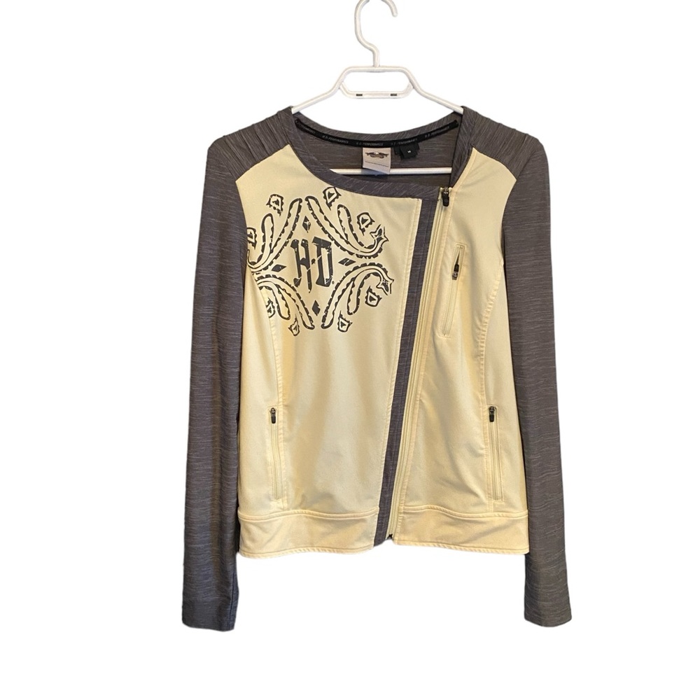 Harley Davidson A symmetric zip up jacket M
